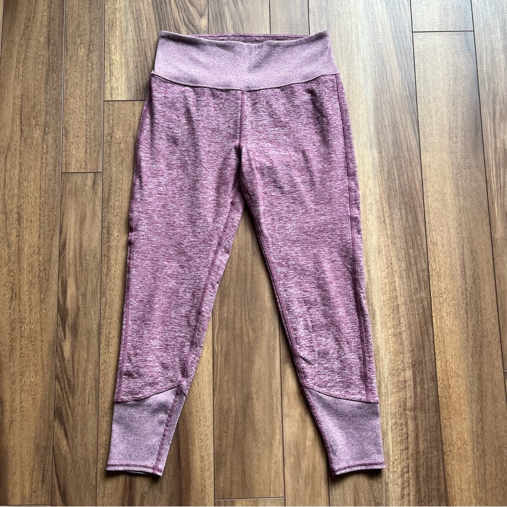 Alo Yoga 7/8 High Waist Alosoft Lounge Legging Dragonfruit Heather Size Large
